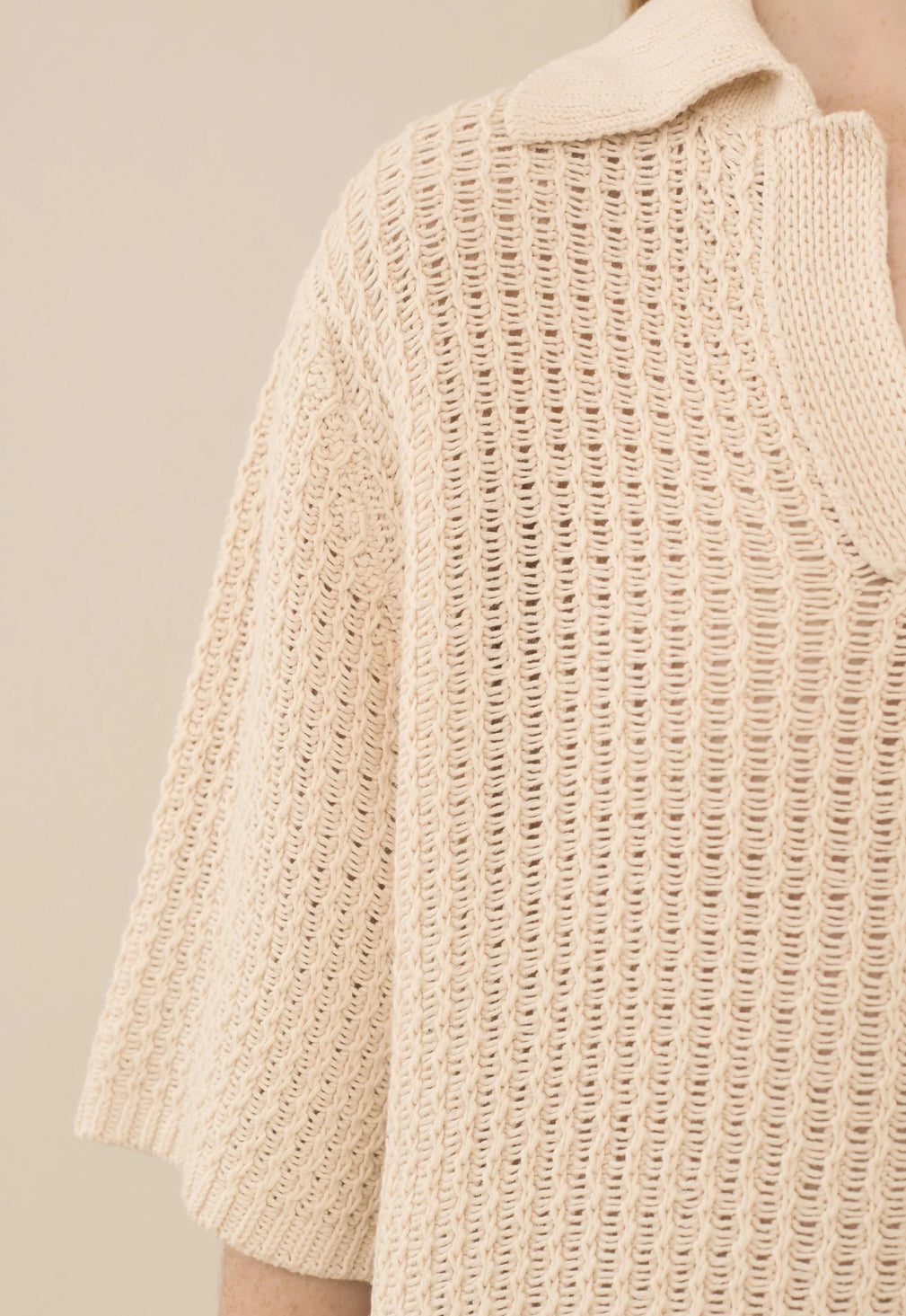 Rack Knit Polo