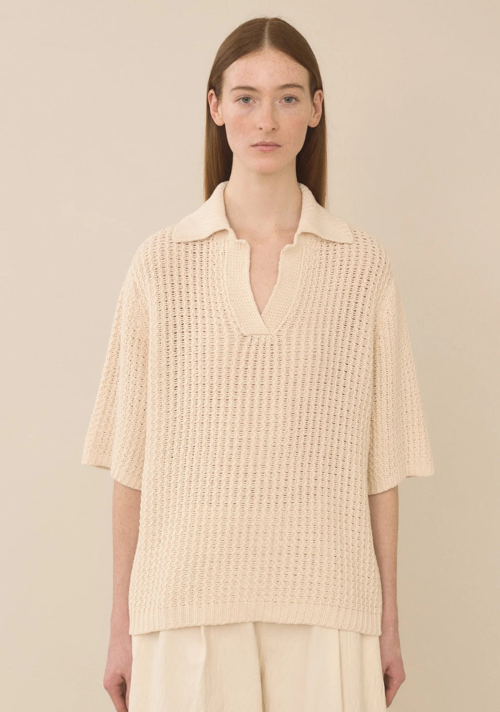 Rack Knit Polo
