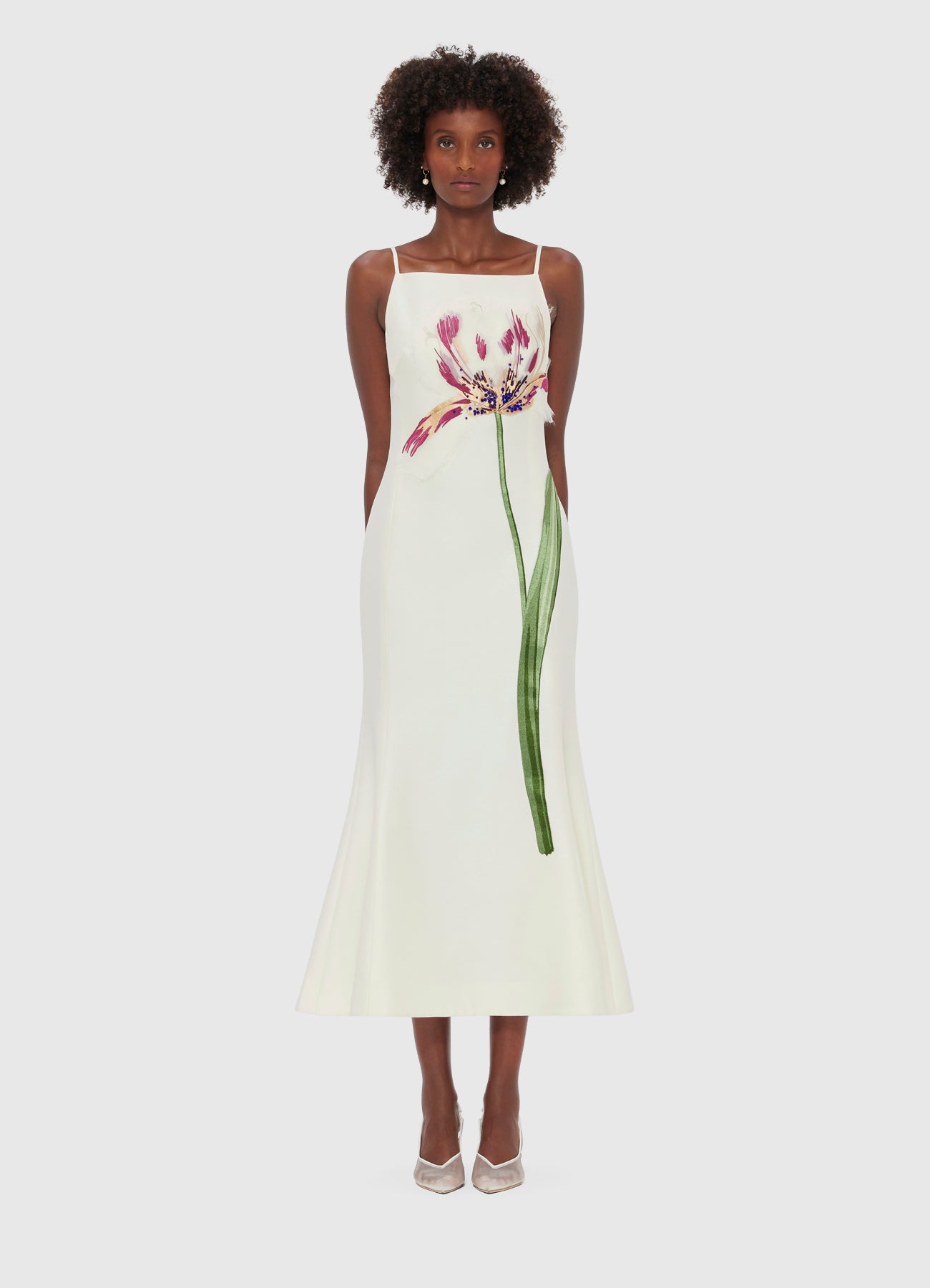 Regina Embellished Midi Dress