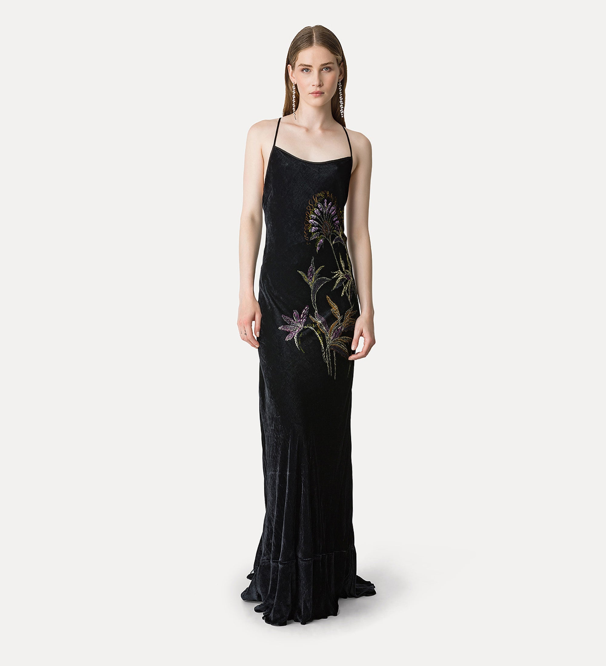 Sogni Velvet Slip Dress