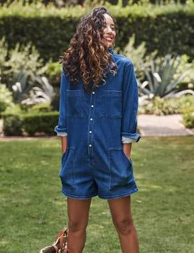 Ireland Denim Playsuit