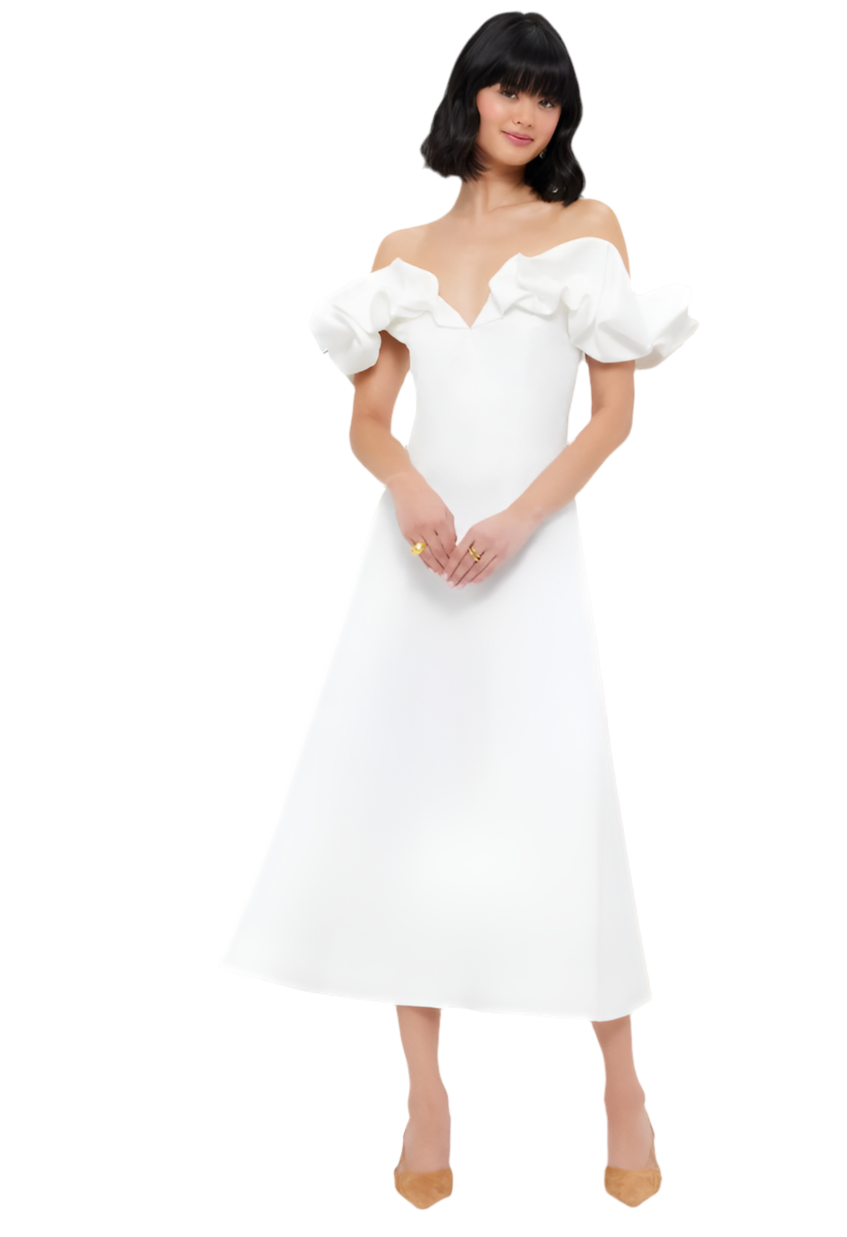 white off the shoulder button down dress Off White Button Down Washed Twill Shirt Dress Large