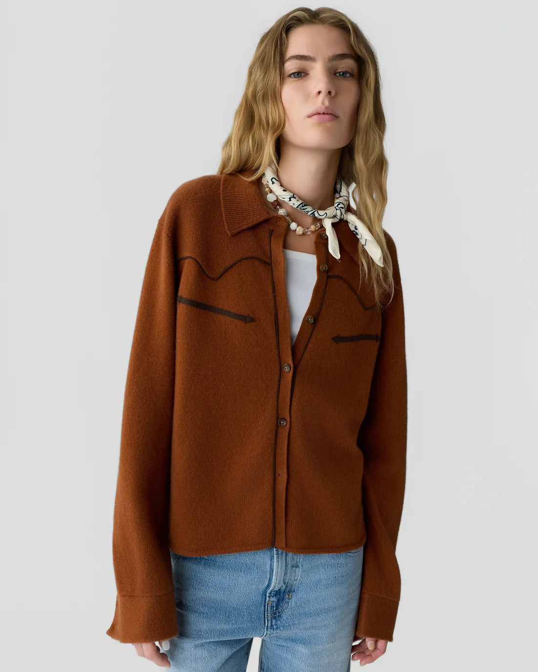 Cropped Western Shirt