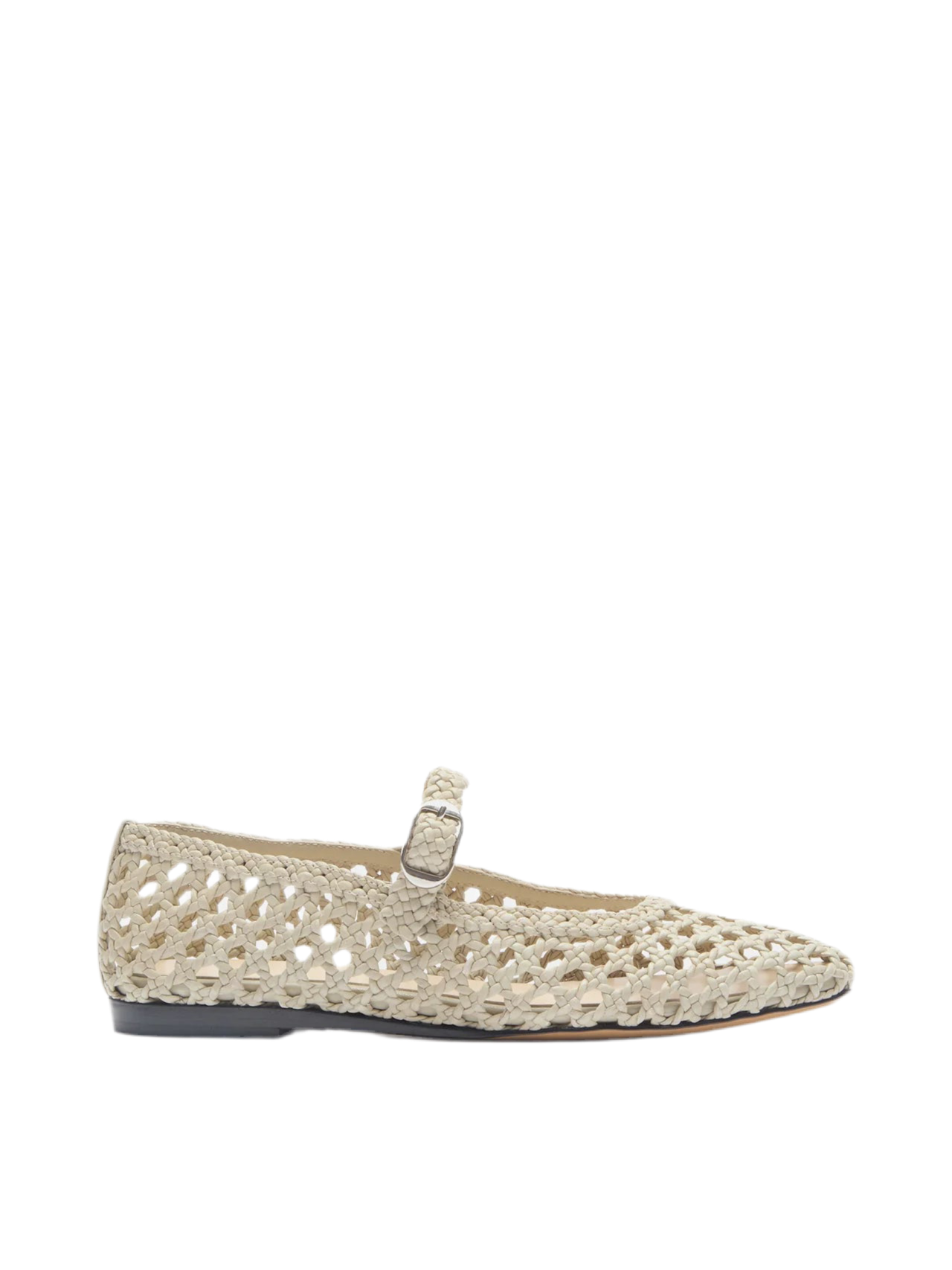 Mary Jane Woven Leather