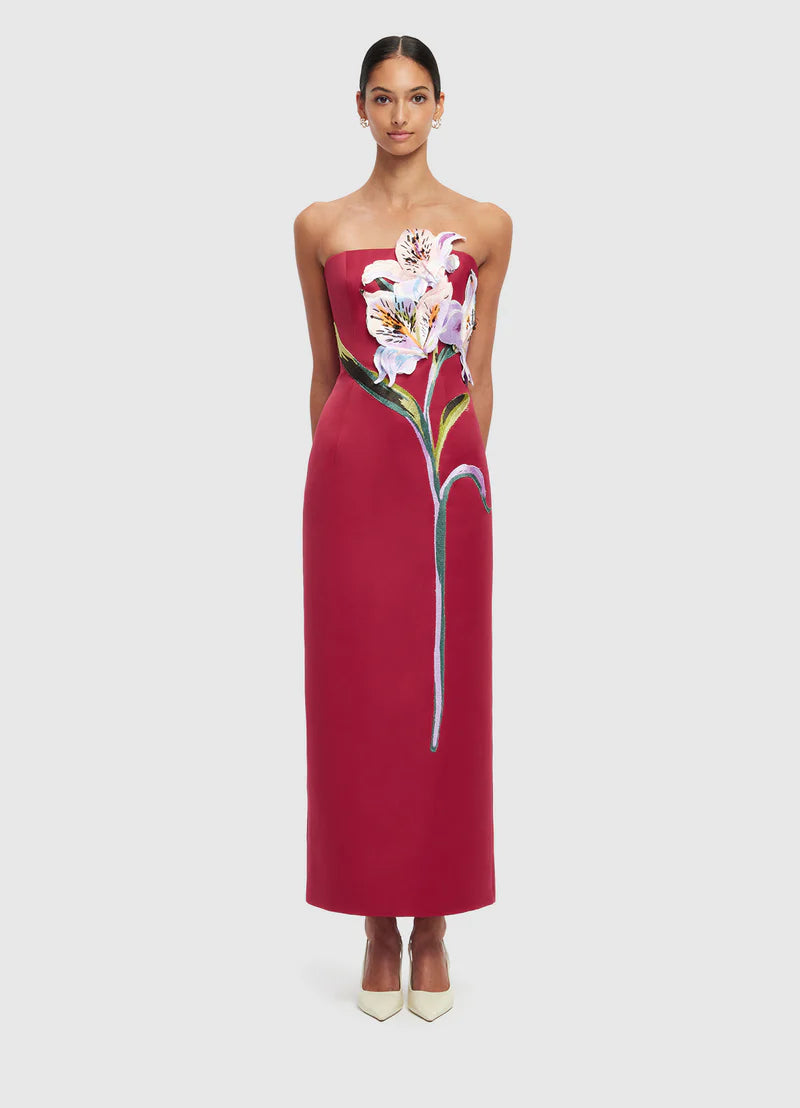 Rayna Applique Floral Maxi Dress