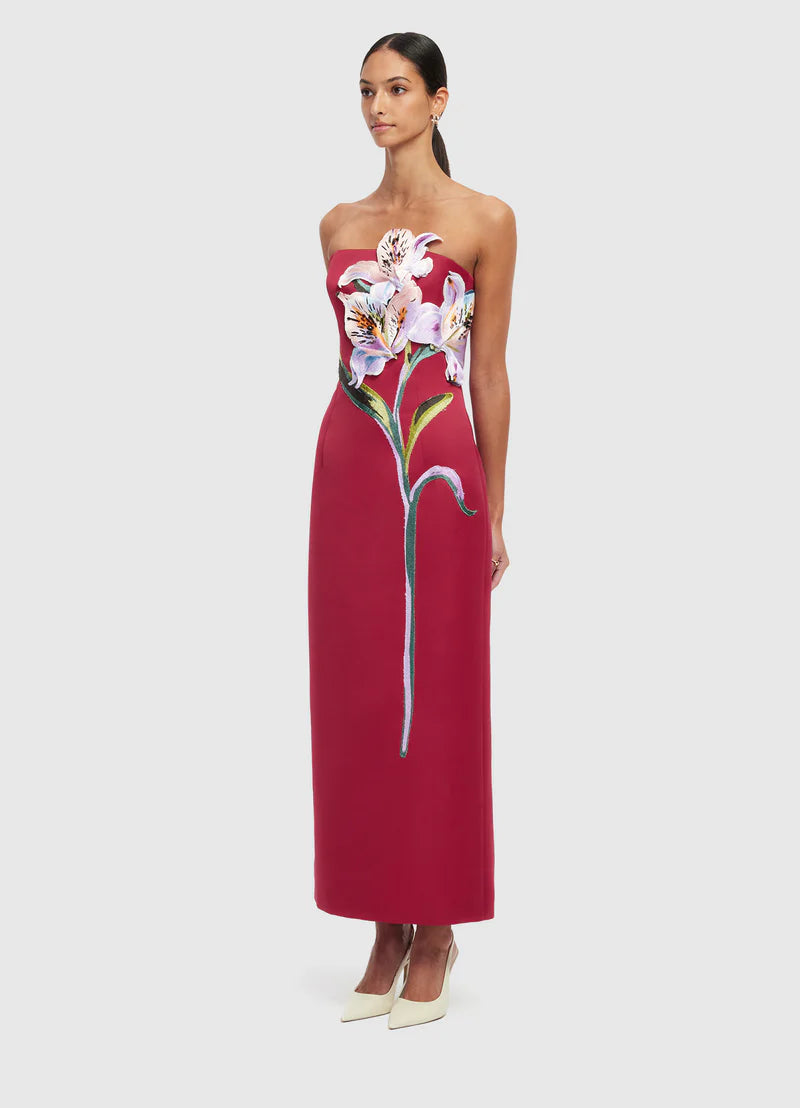 Rayna Applique Floral Maxi Dress