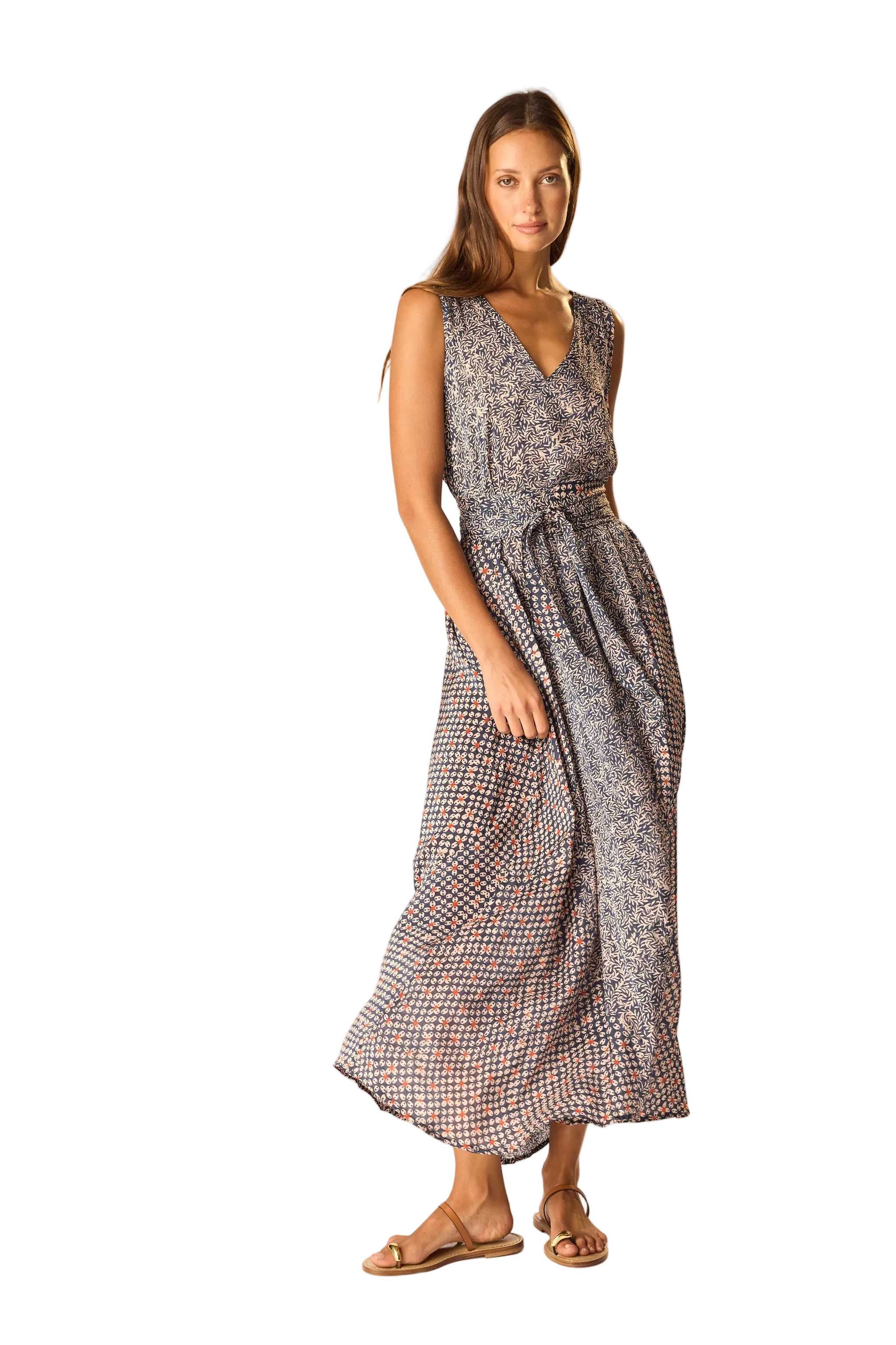 Nico Sleeveless Maxi With Sash