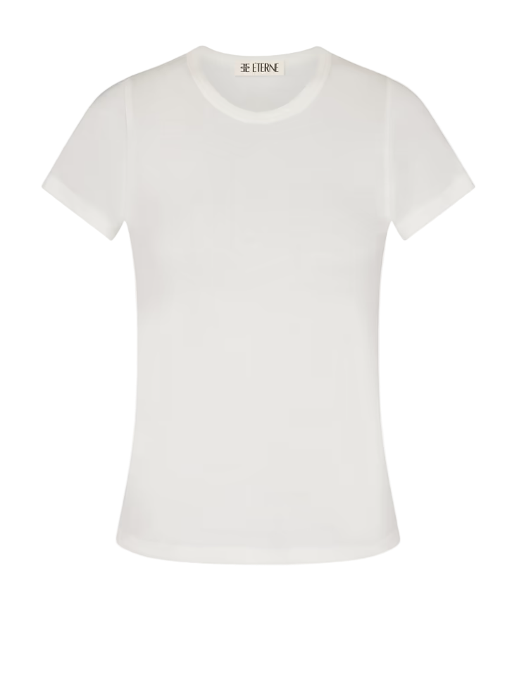 Fitted Crewneck Short Sleeve T-Shirt