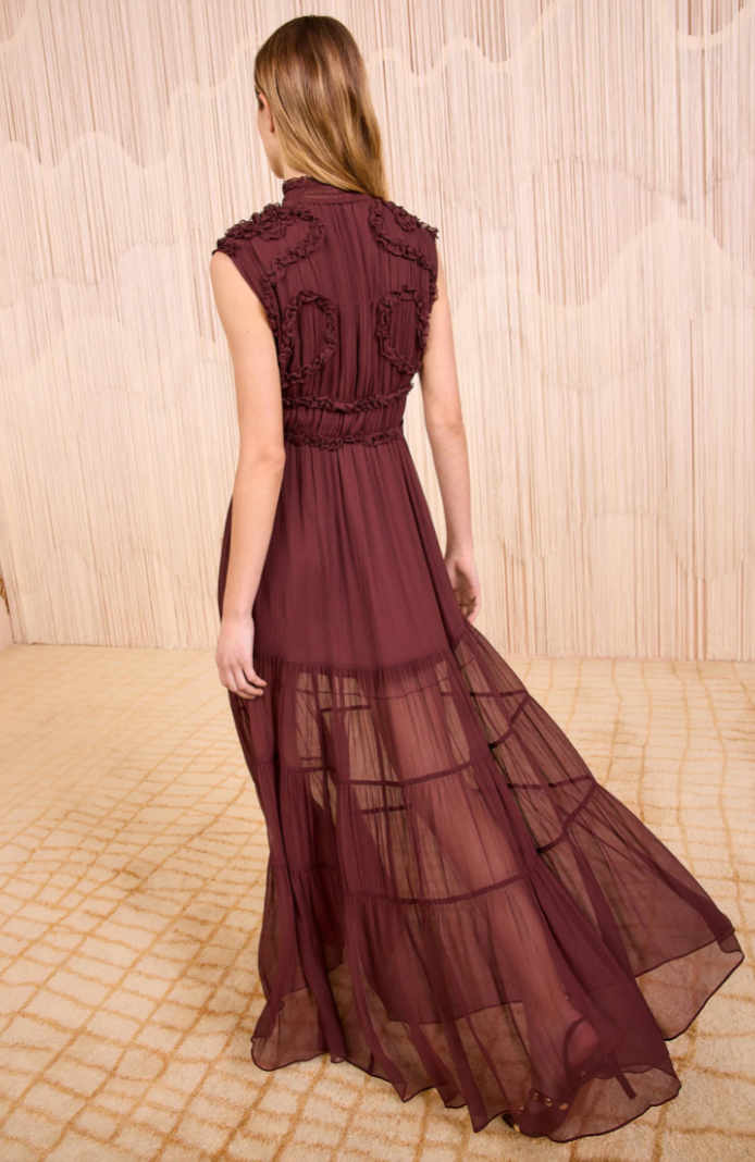 Verona Silk Smocked Gown