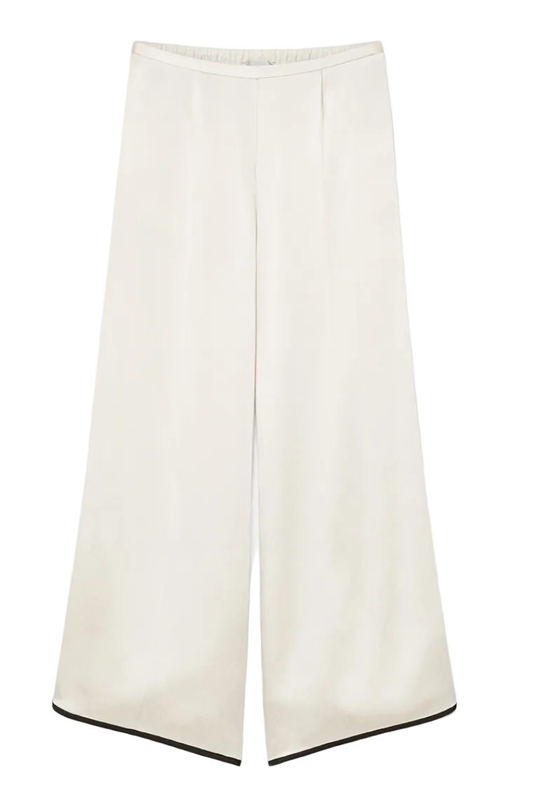 Cropped Trousers Envers Satin