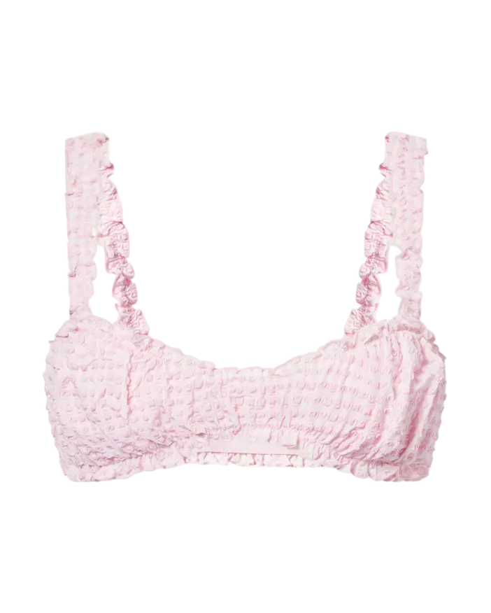 Evander Ruched Bikini Top