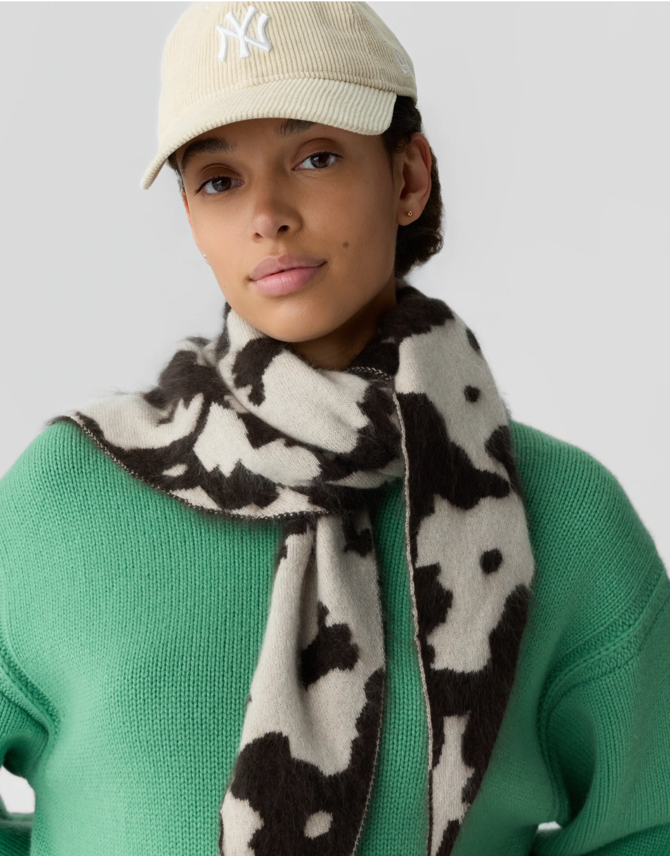 Grizzly Cowhide Wild Rag