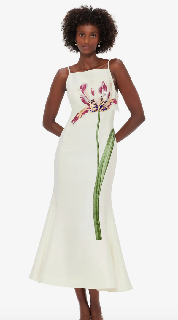 Regina Embellished Midi Dress