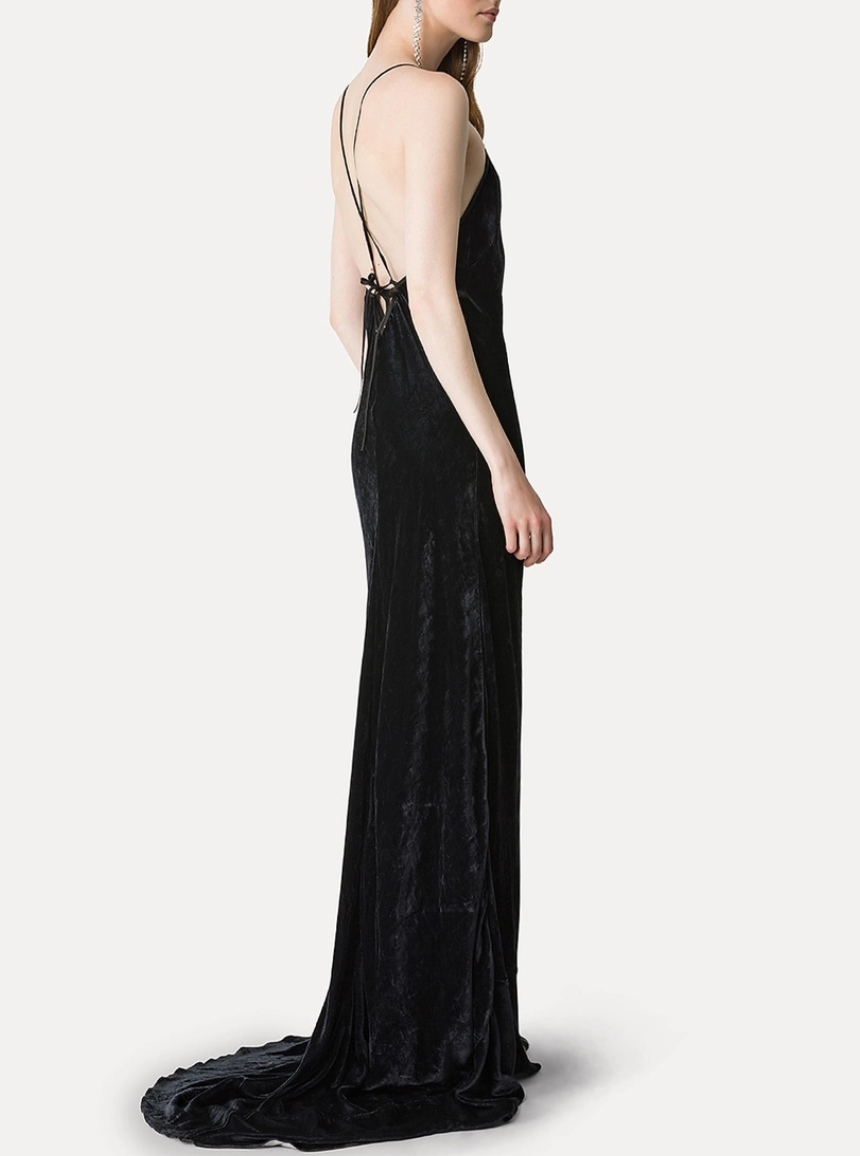 Sogni Velvet Slip Dress