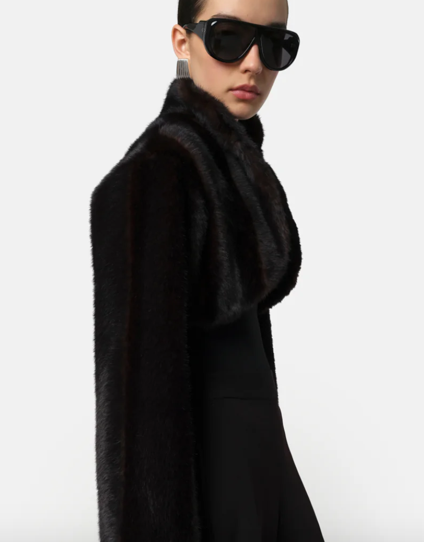Odette Shaved Mink Bolero