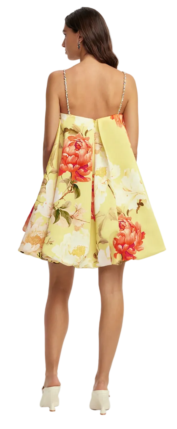 Patsy Embellished Puff Mini Dress