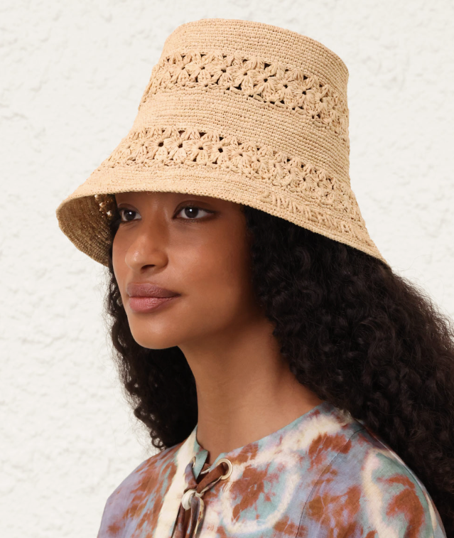 Raffia Bucket Hat