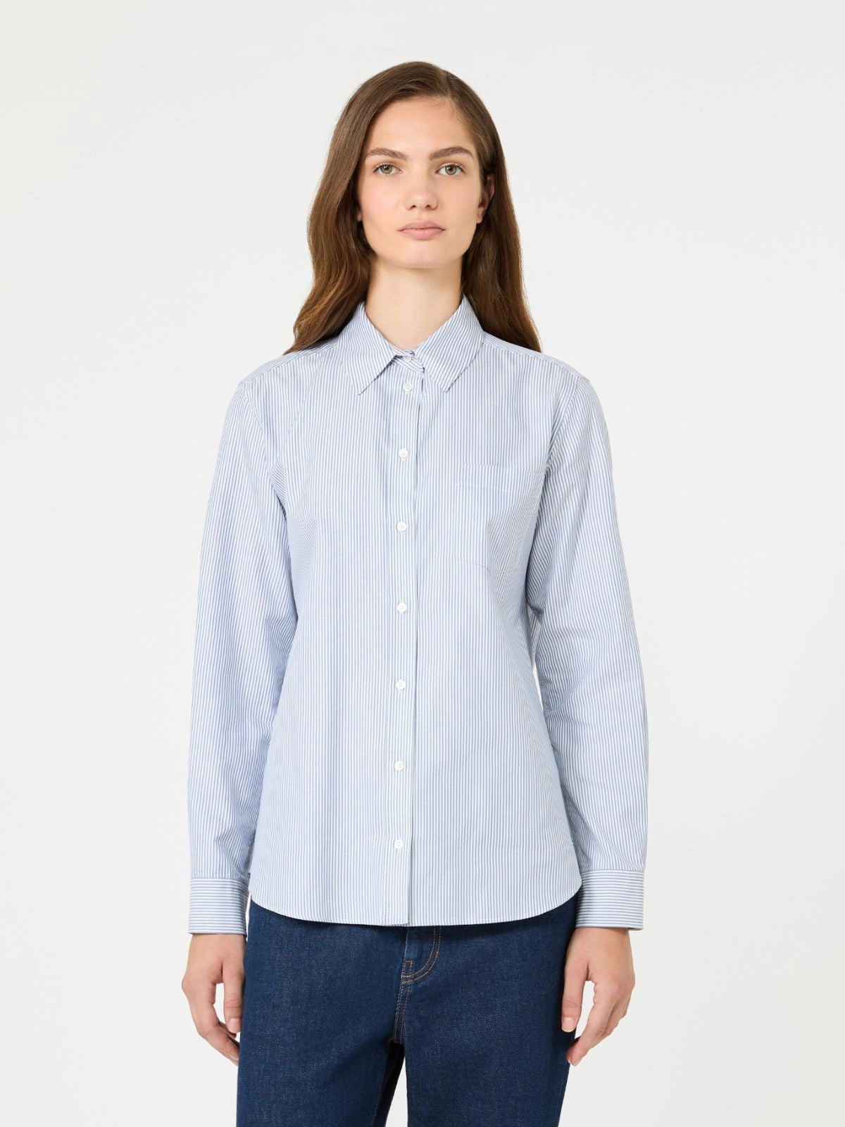 Cotton Oxford Stripe Shirt