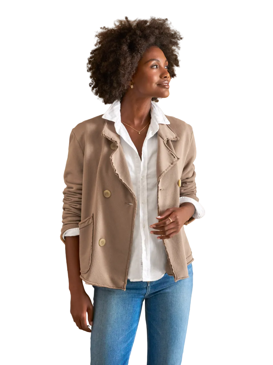 Cropped Sweatshirt Peacoat