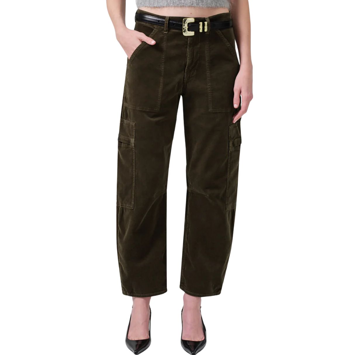 Marcelle Low Slung Easy Cargo Corduroy