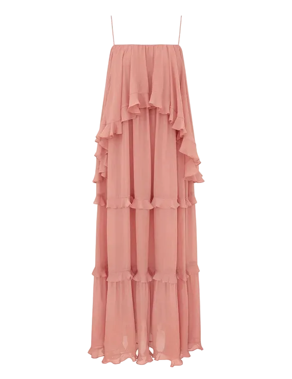 Luna Frilled Slip Dress
