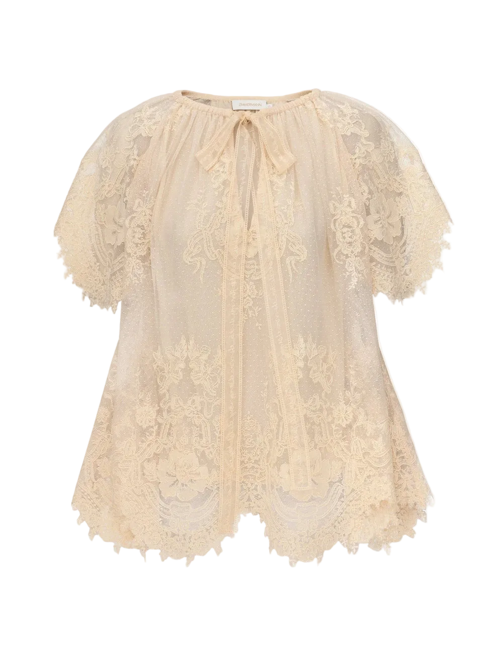 Luna Lace Flutter Blouse