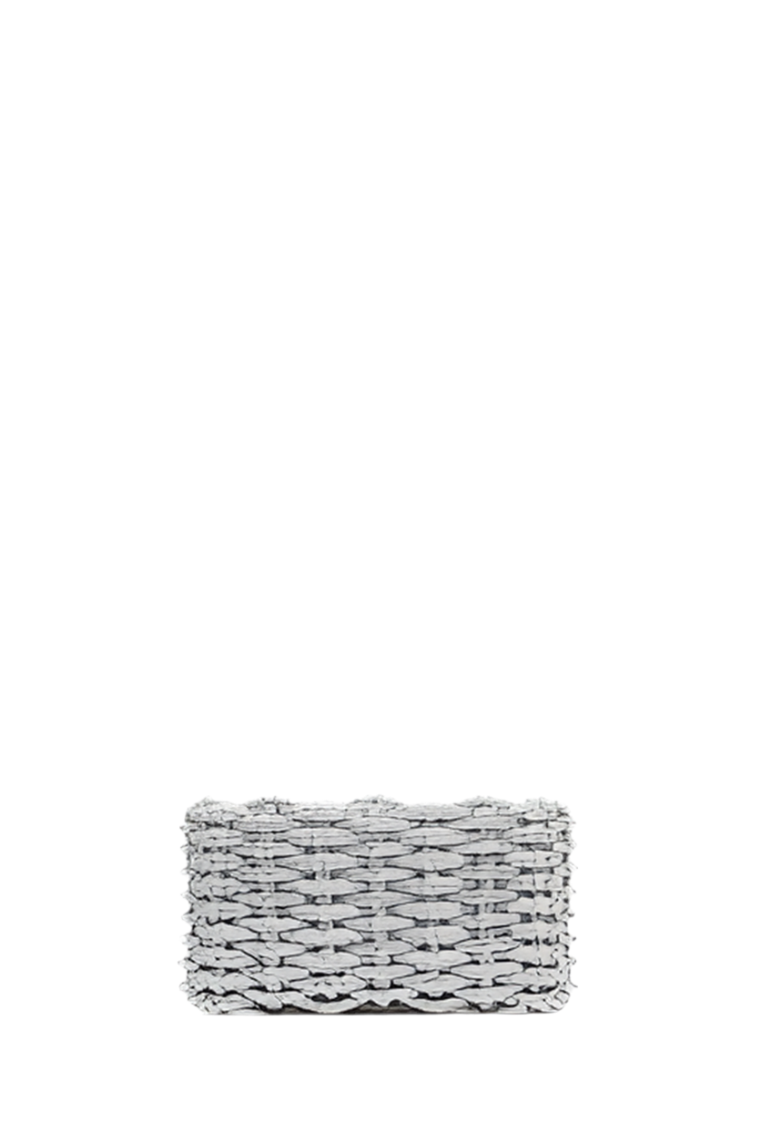 Morgan Rhinestone Weave Clutch