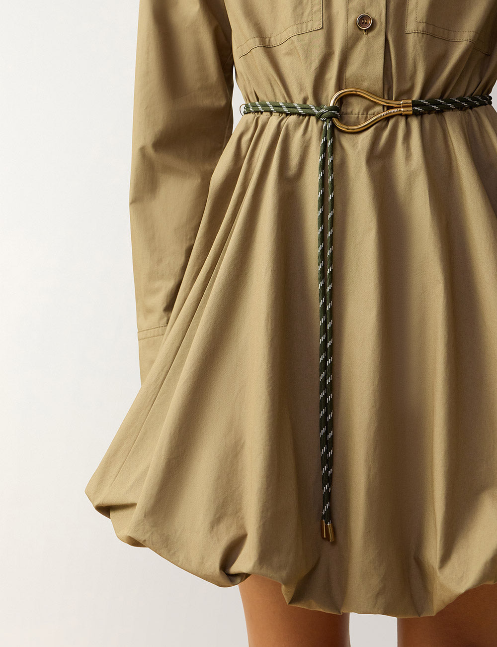 Clash Poplin Shirt Dress