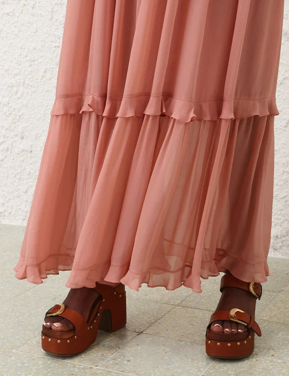 Luna Frilled Slip Dress
