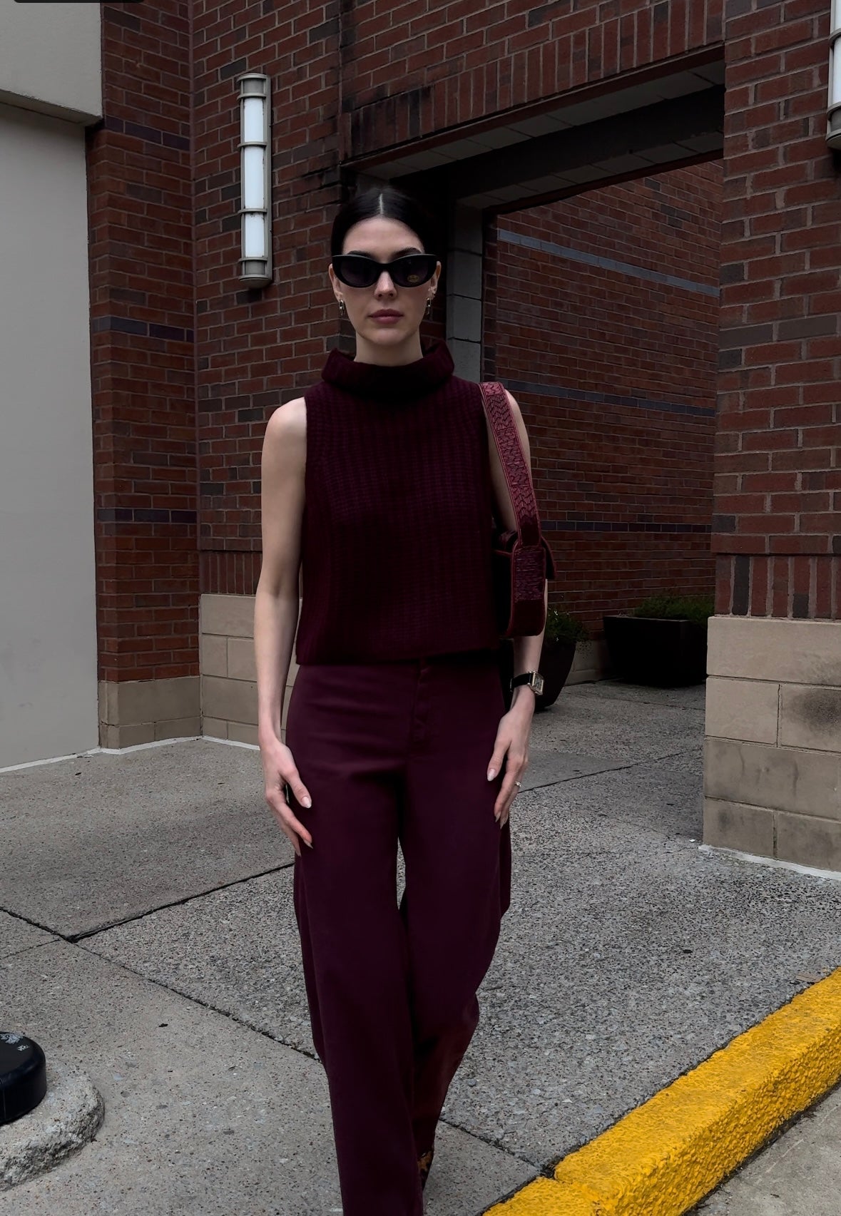 Saige Cropped Turtleneck