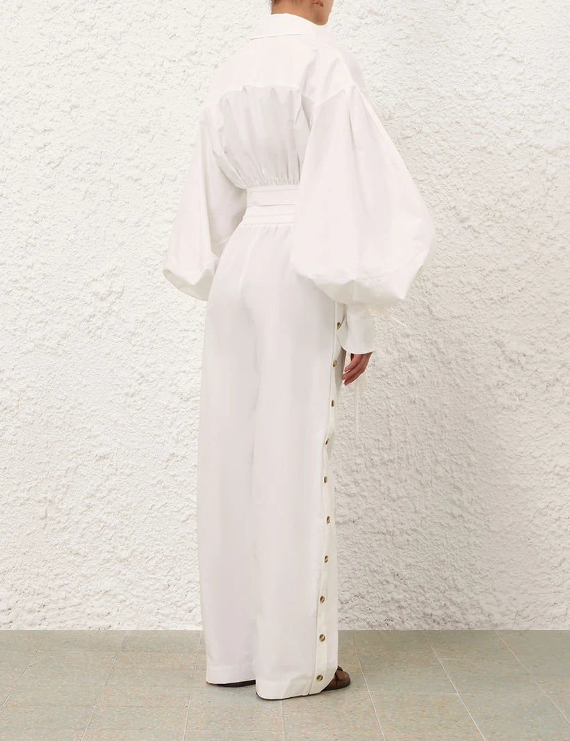 Rebellion Poplin Wrap Blouse