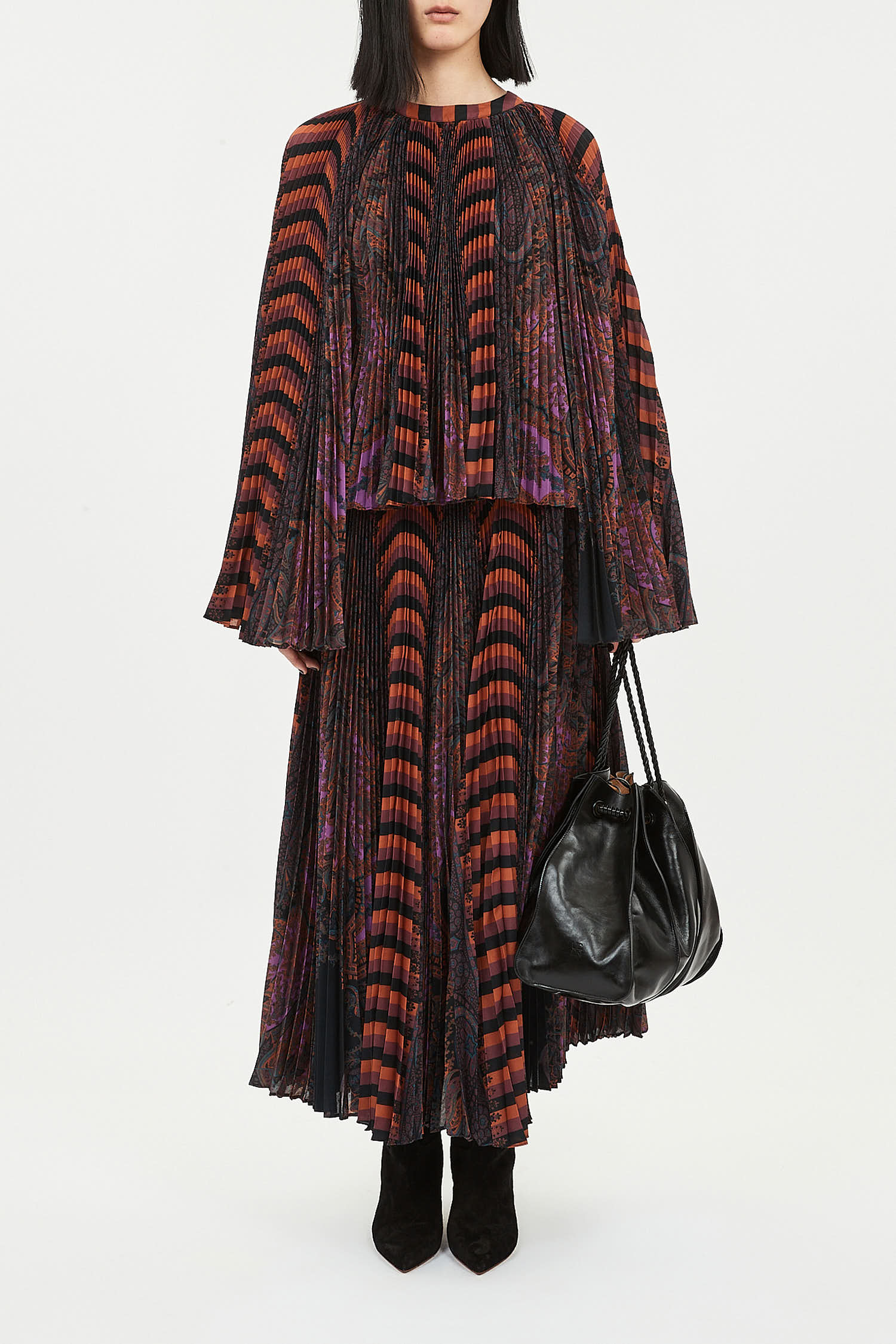 Ella Pleated Bell Sleeve Top