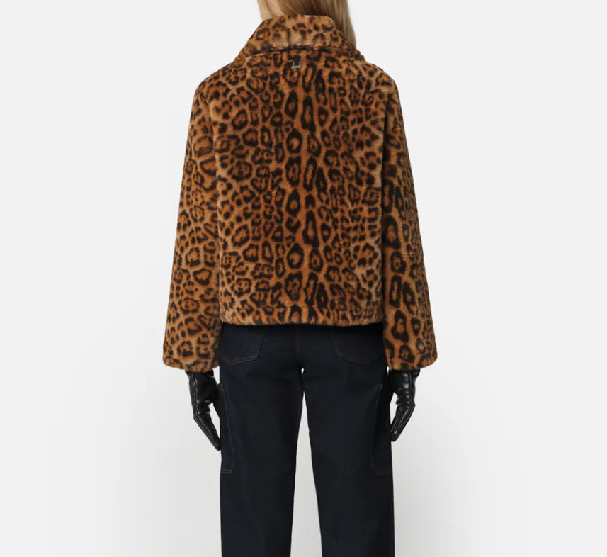 Elis Leopard Short Coat