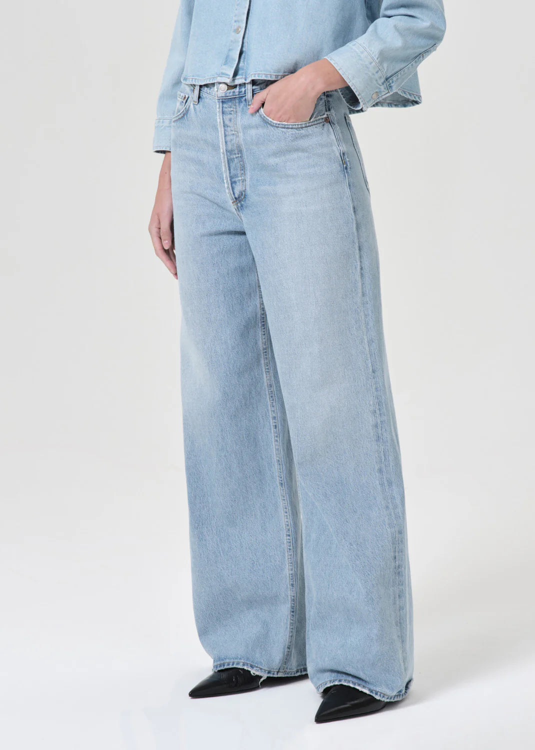 Dame Wide Leg Jean - 26 & 27