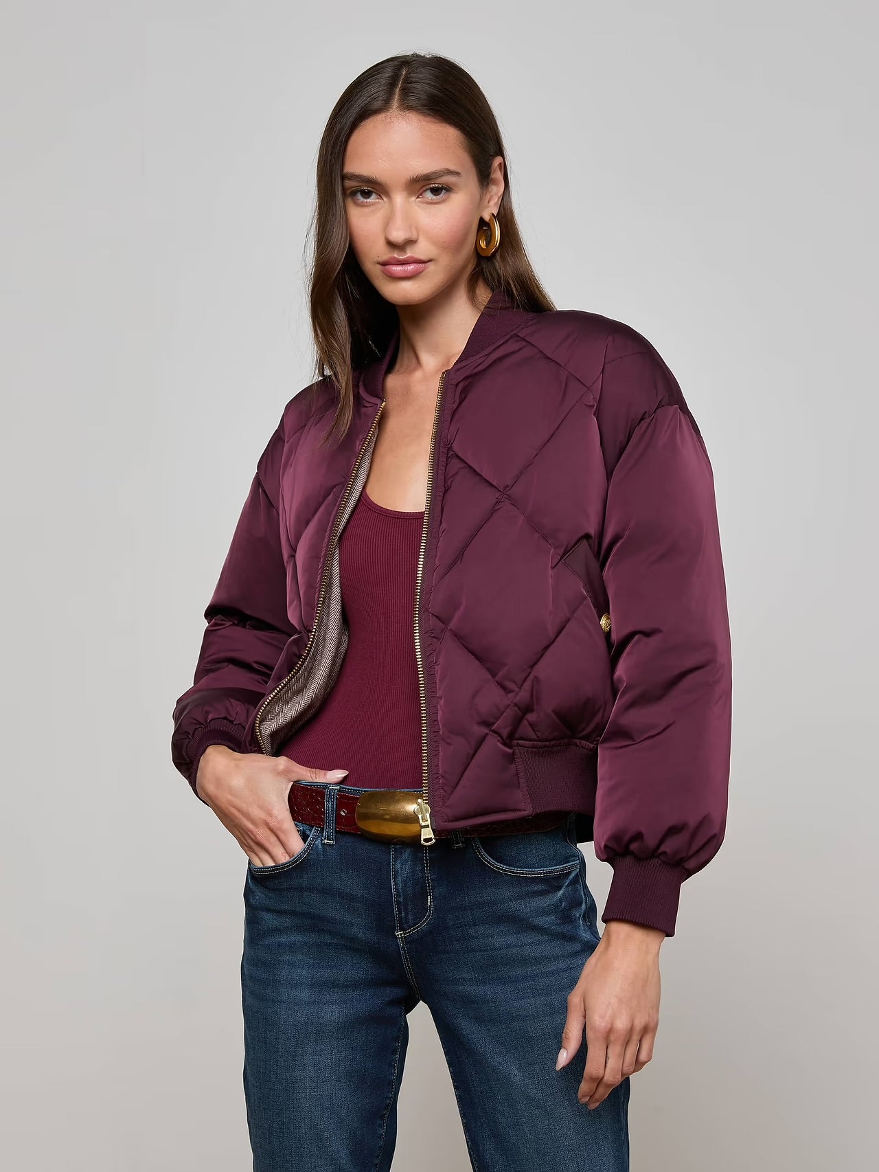 Violeta Reversible Puffer - M
