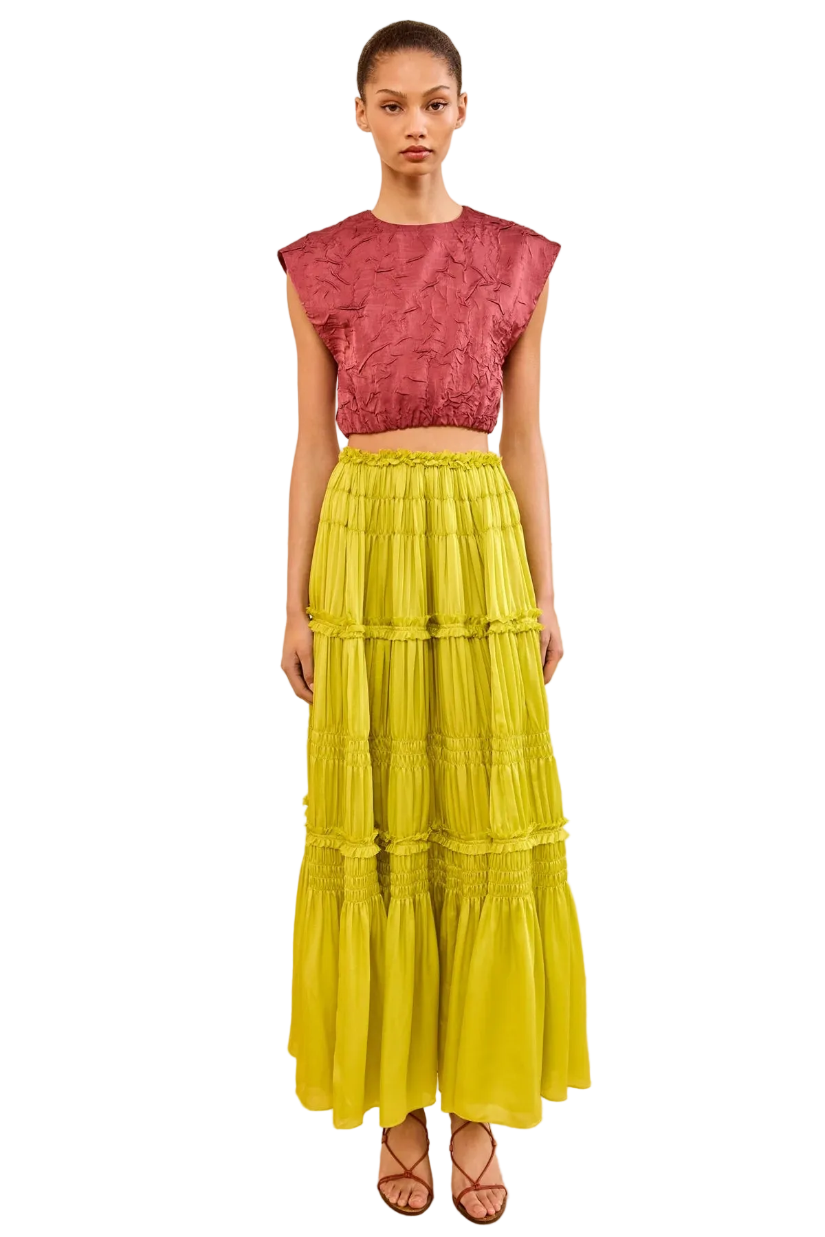 Virginie Silk Skirt
