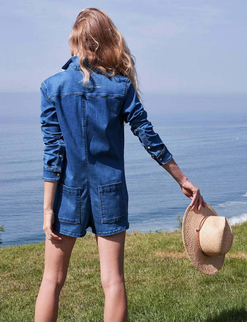 Ireland Denim Playsuit