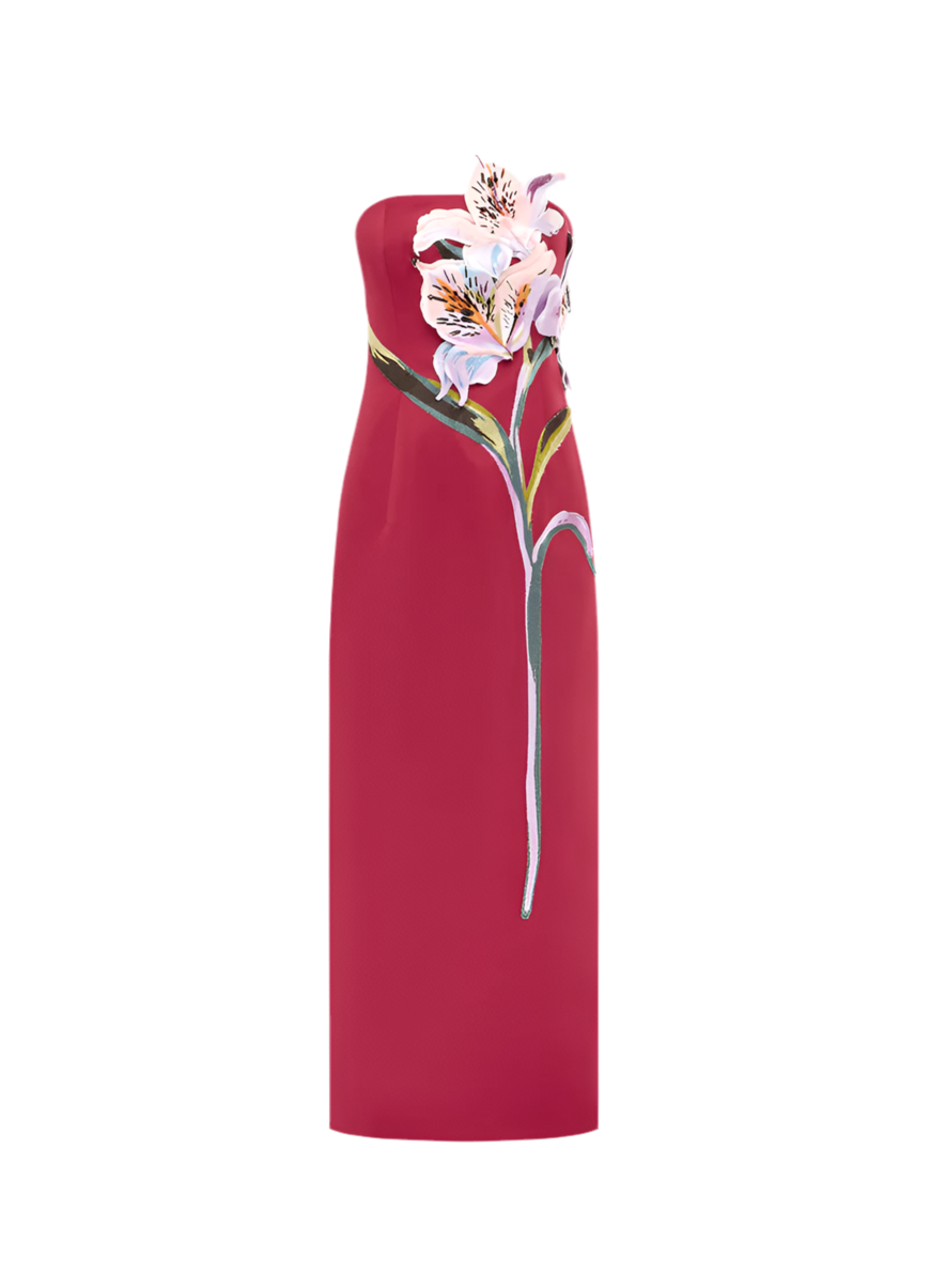 Rayna Applique Floral Maxi Dress