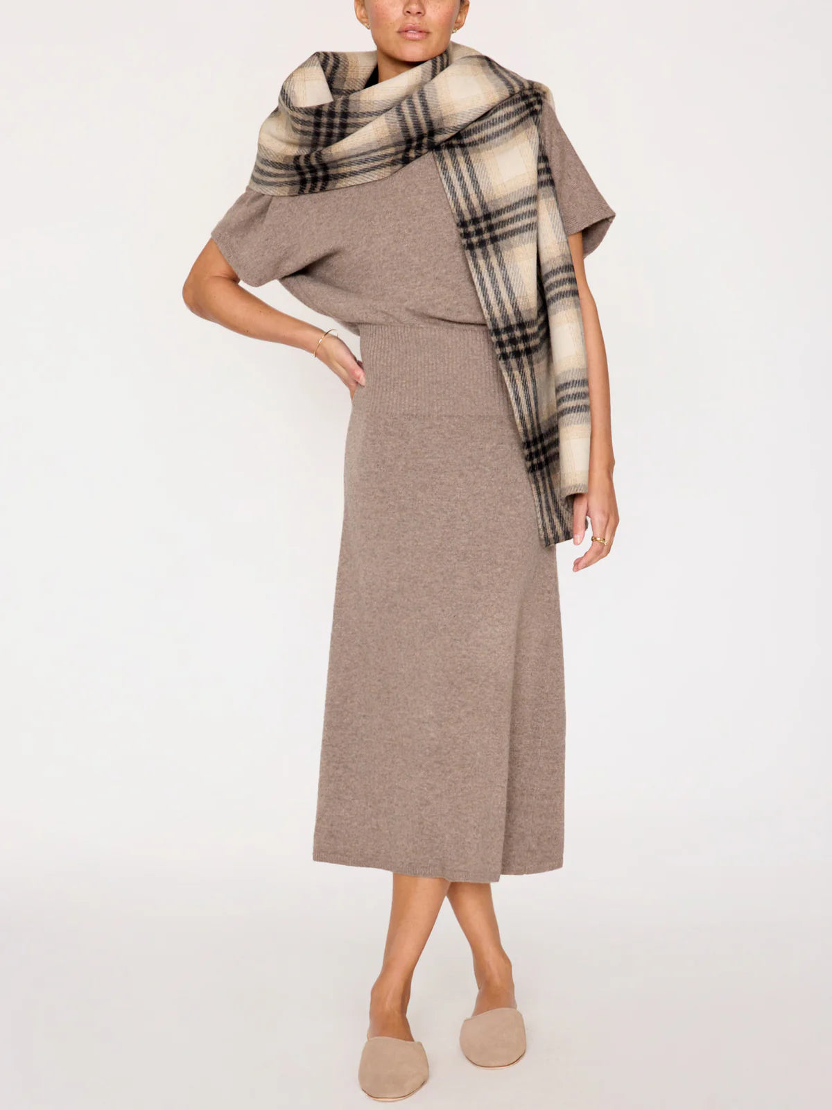 Stowe Plaid Scarf