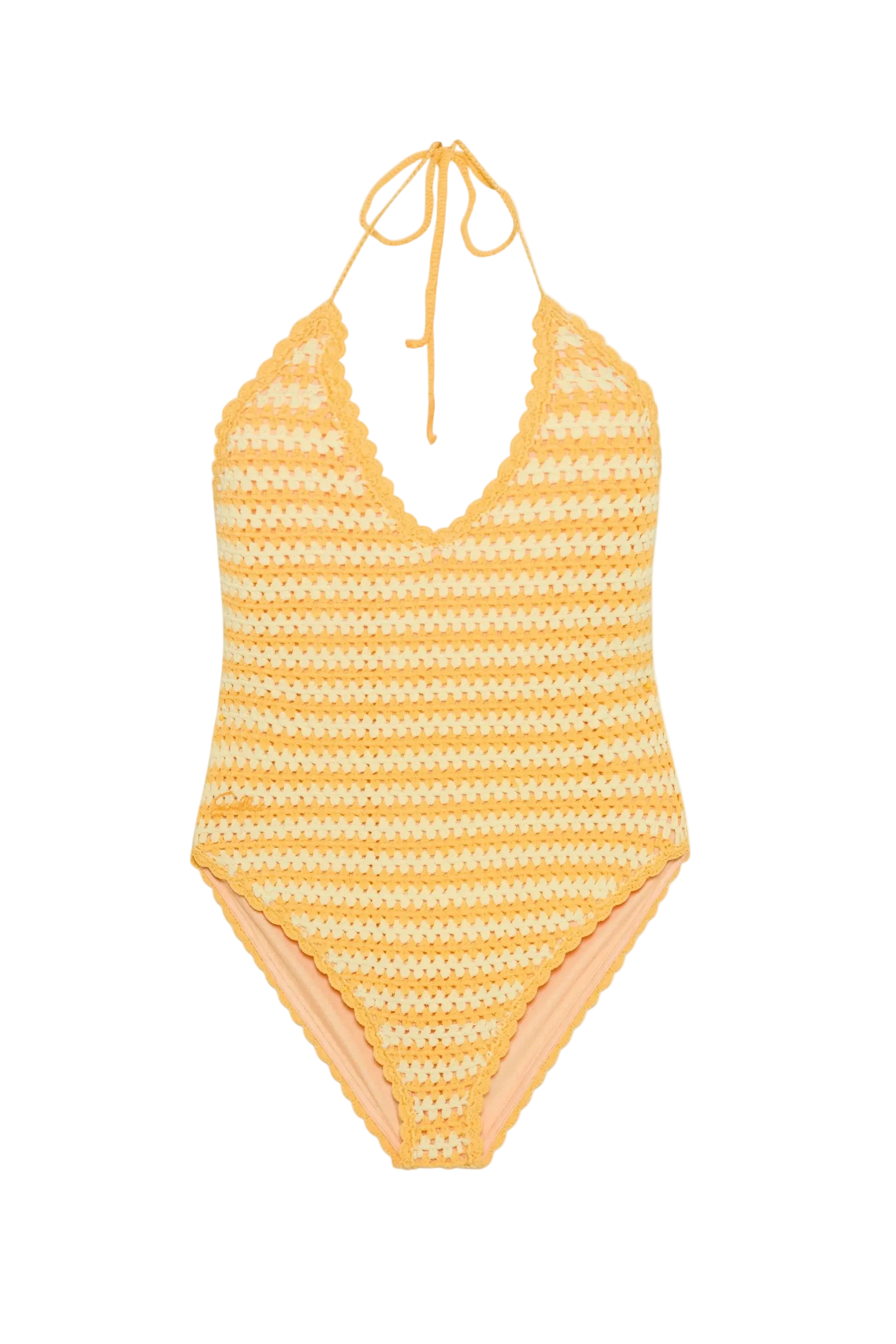 Karoline Crochet Halter One Piece