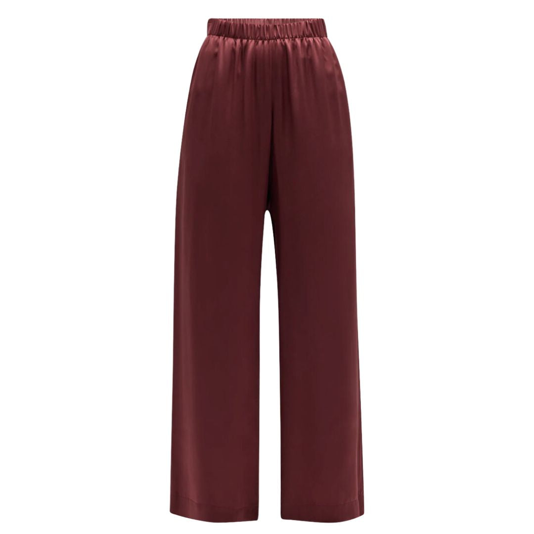 Brynn Wide Leg Silk Pant