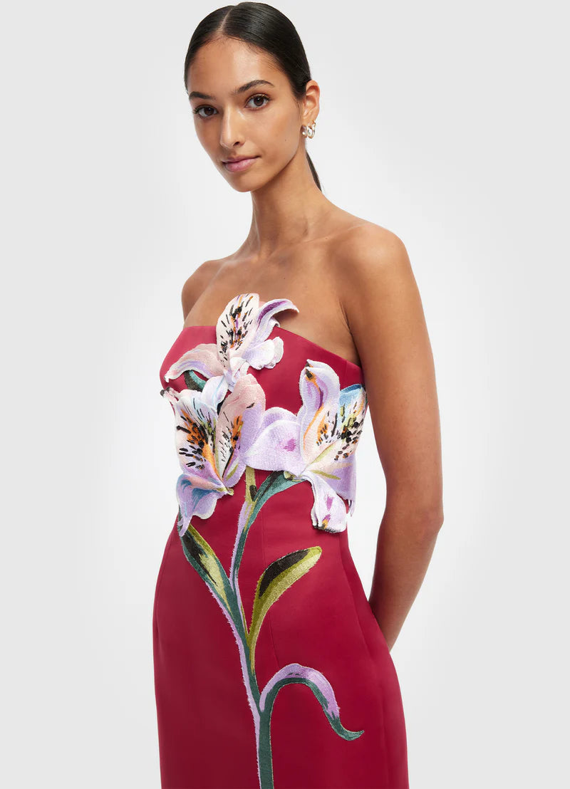 Rayna Applique Floral Maxi Dress