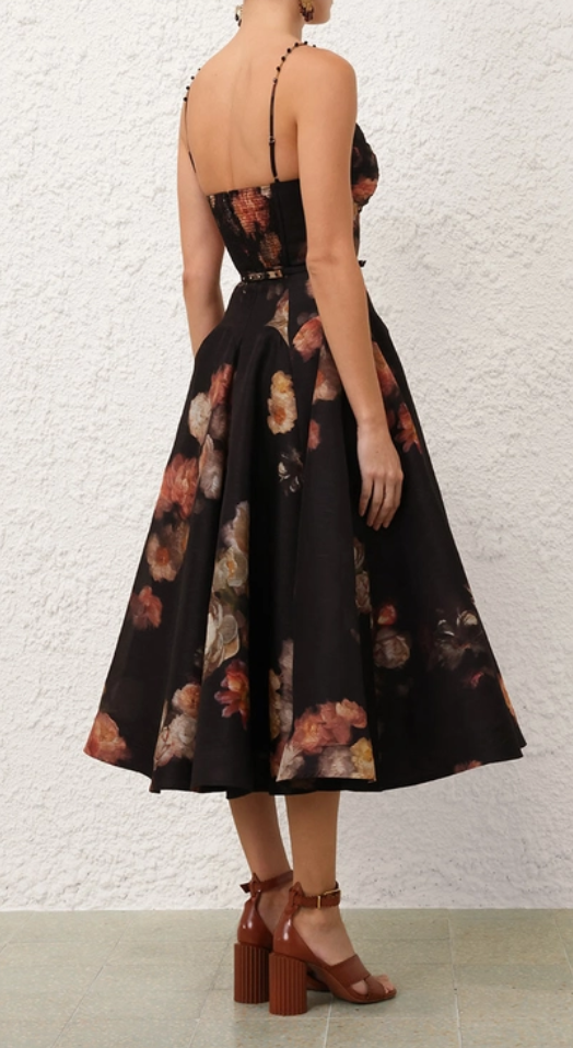 Hypnotic Twist Midi Dress