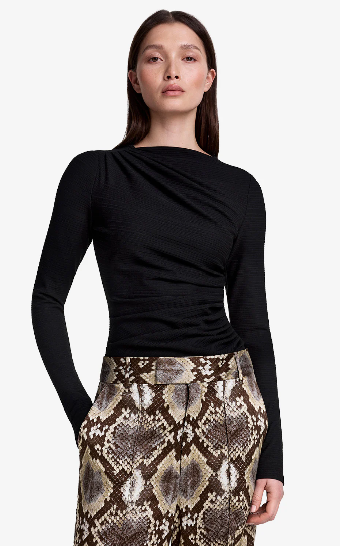 Ruched Knit Top