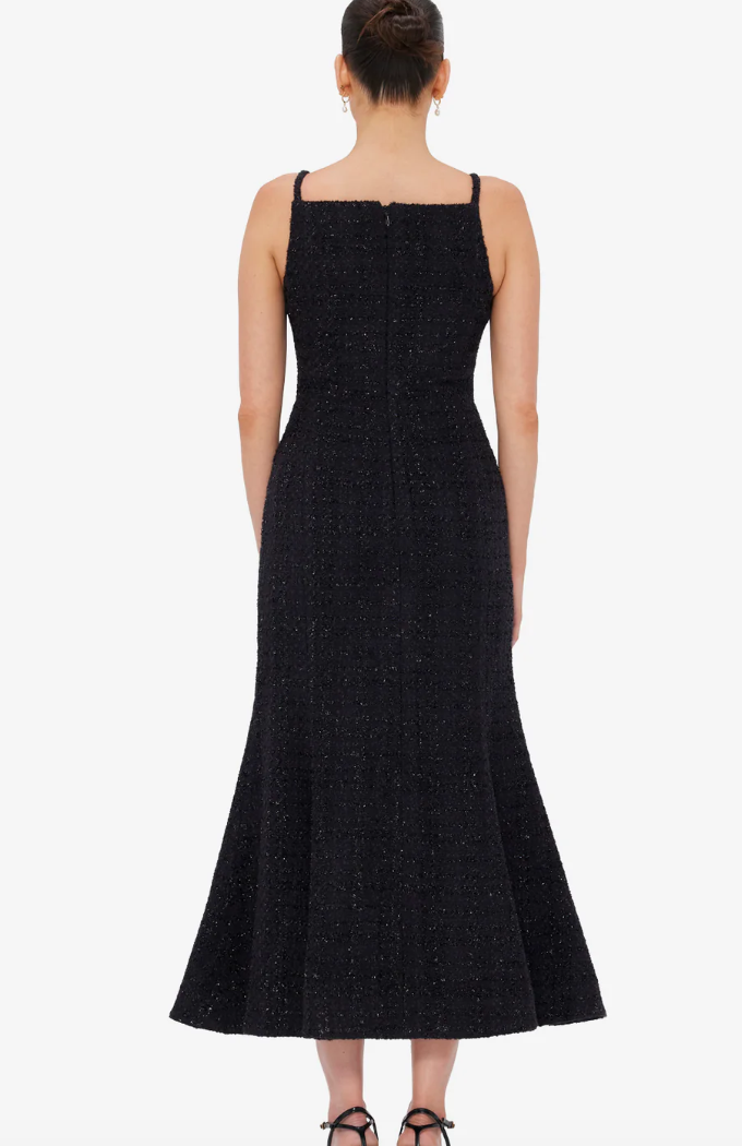 Regina Tweed Midi Dress