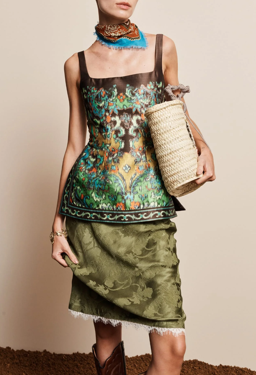 Winifred Bias Slip Skirt