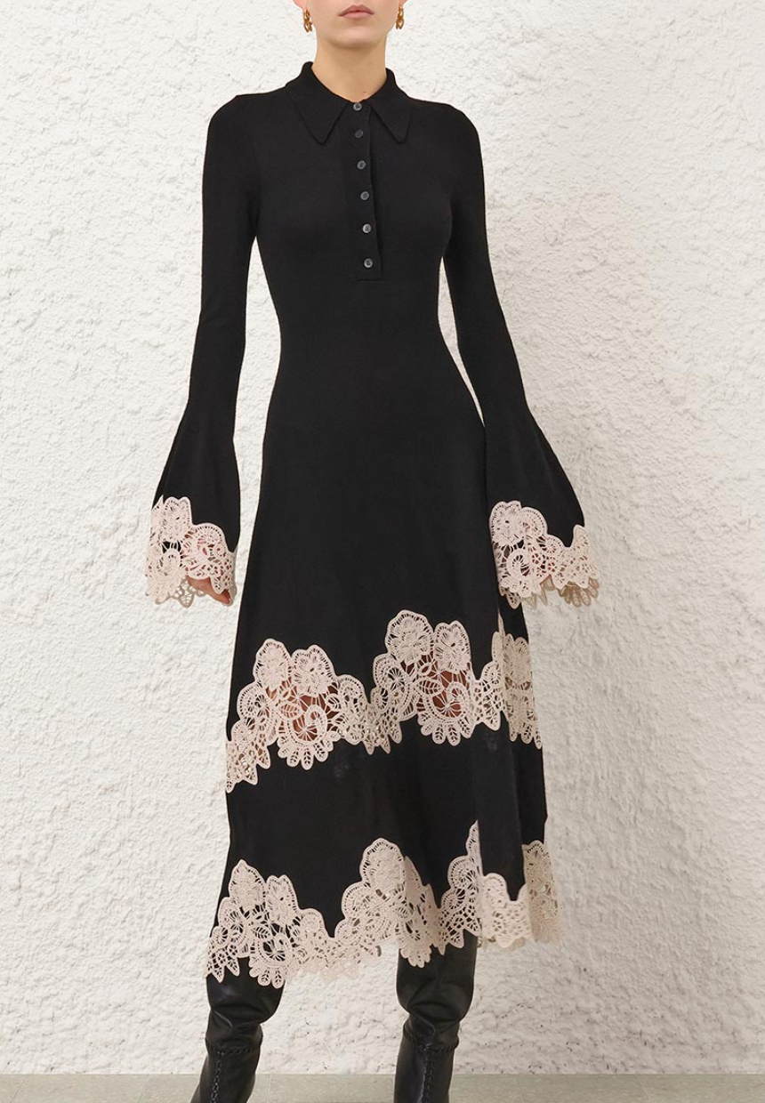 Valiant Merino Lace Dress