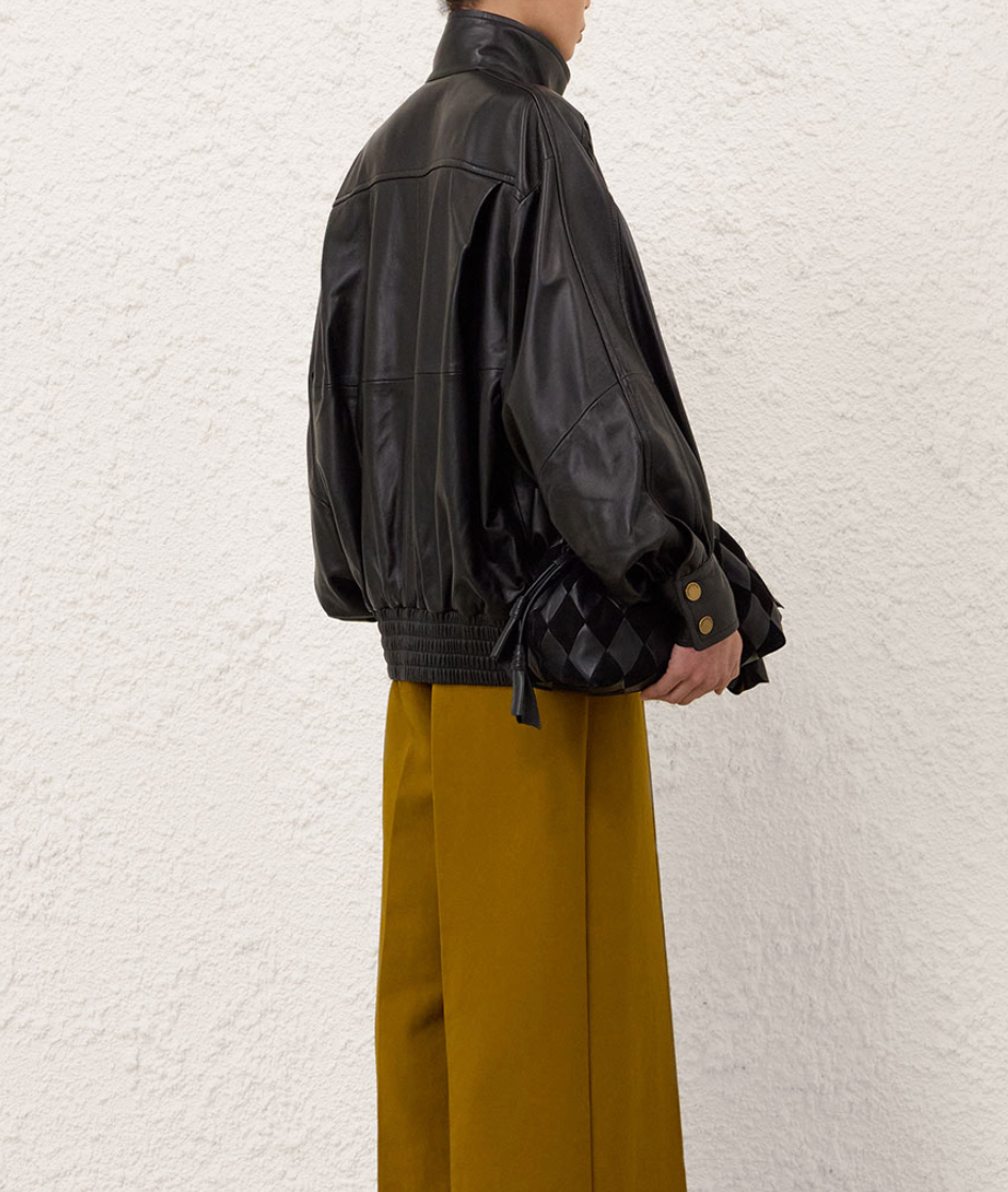 Valiant Leather Biker Jacket