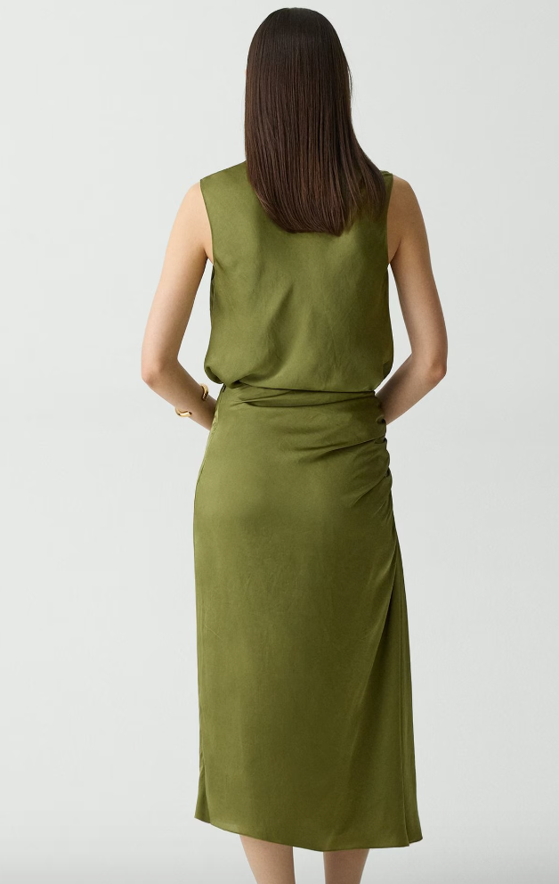 Side Ruched Skirt