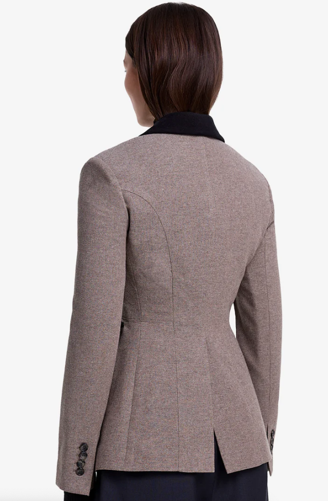 Blocked Seamed Blazer